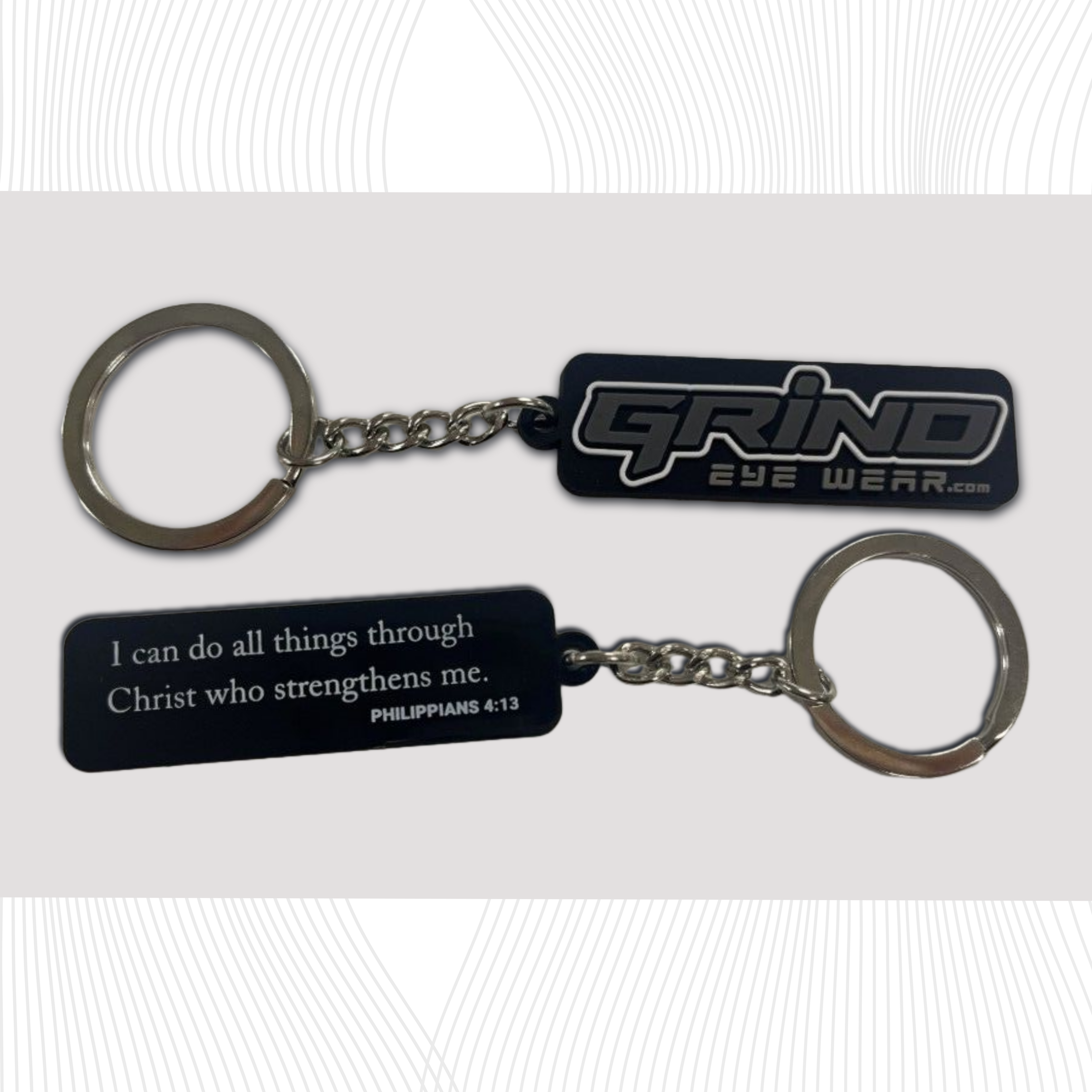 Grind Keychain - Phil 4:13
