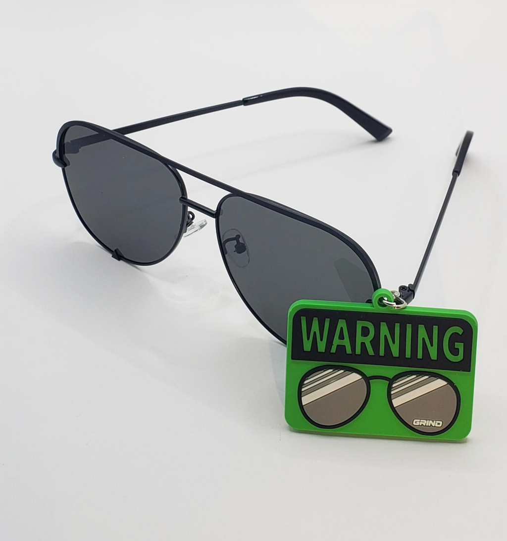 "WARNING" Key Chain