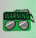 "WARNING" Key Chain