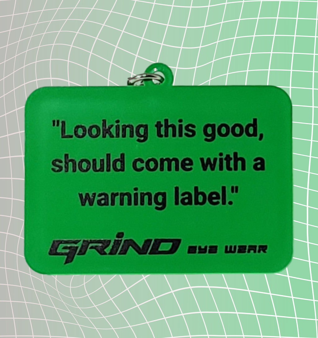 "WARNING" Key Chain