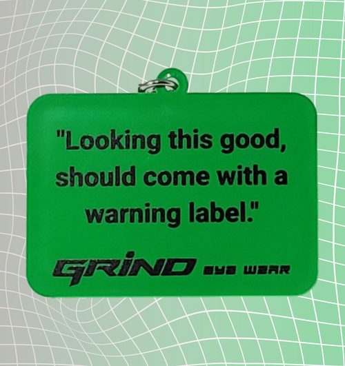 "WARNING" Key Chain