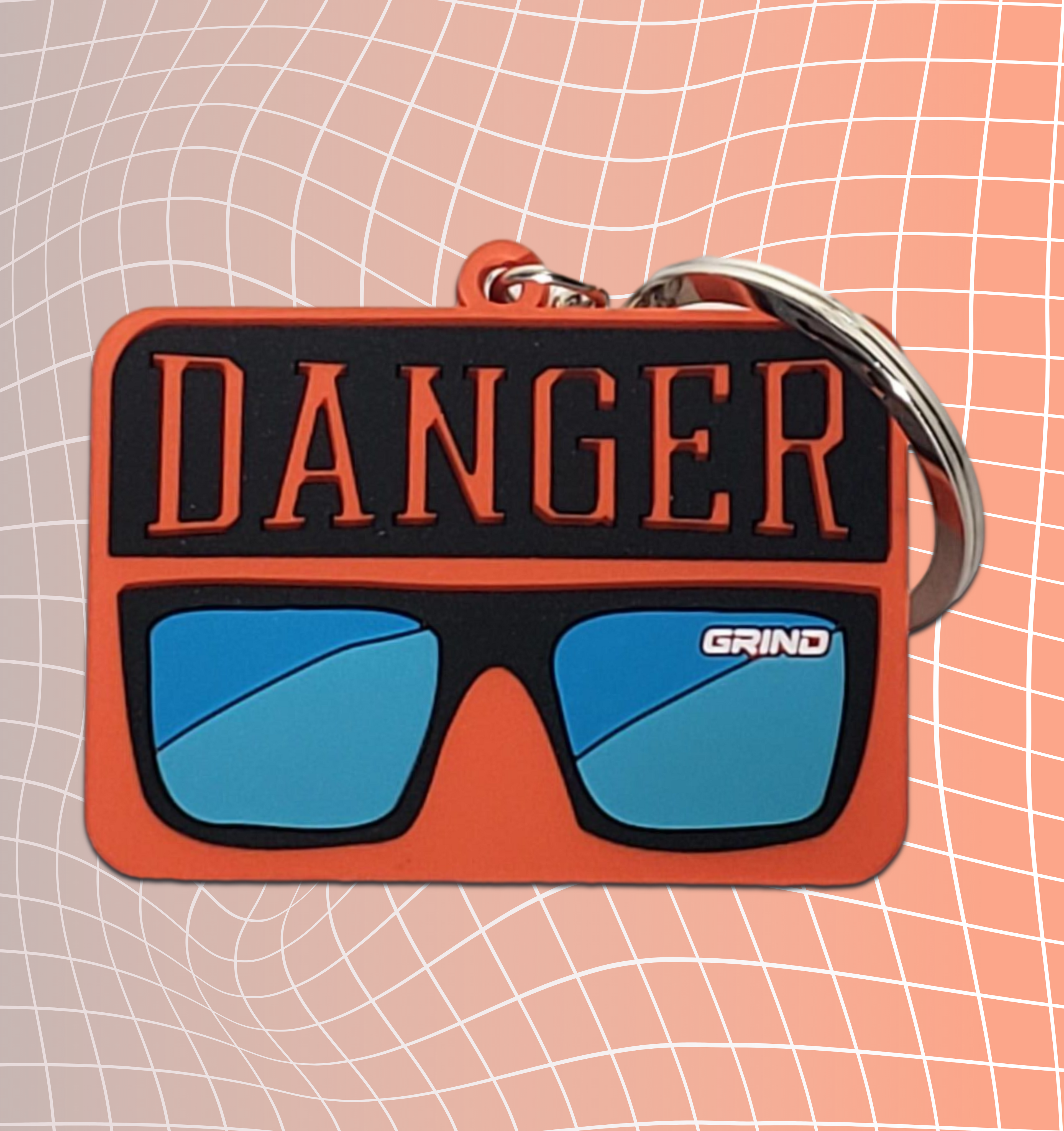 "DANGER" Key Chain